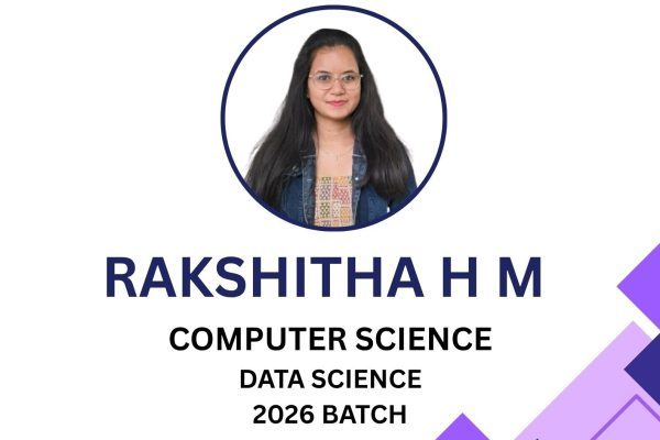 Congratulations, Rakshitha H M!