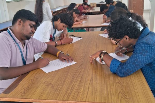 Essay writing competition for students, successfully completed at Library On 06/08/2025