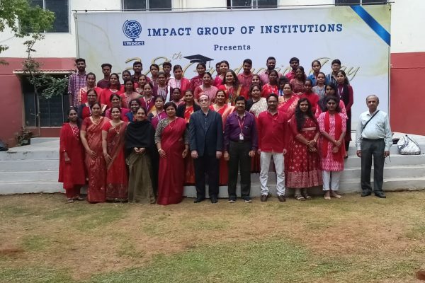 Day 2 of Navarathri was celebrated with devotion at Impact Group of Institutions,