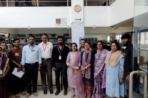 Day 1 of Barcode Campaign started at Library on the Occasion of National Library week.