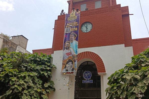 The banner drop for the Under 25 Summit sparked instant buzz across campus, grabbing attention and building excitement among students.