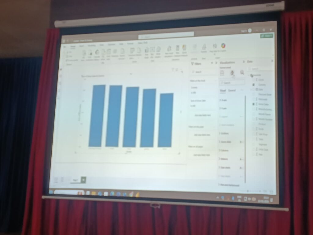 📊Day3 of Power BI Training Program conducted in association with EduBridge, Capgemini, and SAP at Impact Group of Institutions.
