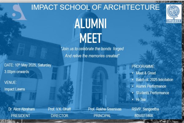 Impact School of Architecture proudly hosted an Alumni Meet on 10th May 2025.