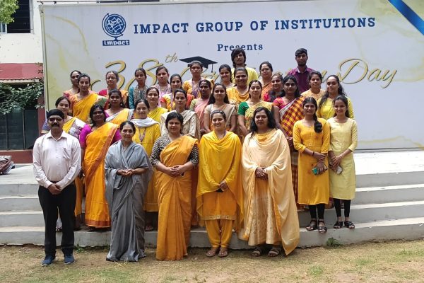 Day 4 of Navarathri was celebrated with devotion at Impact Group of Institutions,