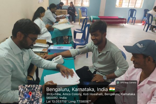 A successful Blood Donation Camp was held today at Impact Institute of Management Studies