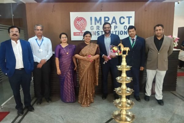 IMPACT Group of Institutions proudly hosted Mr.Girish Singhania CEO of Edubridge for an engaging interaction.